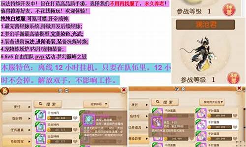 梦幻西游公益服网站介绍
